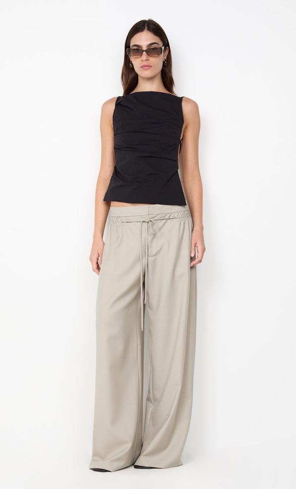 Allira Tie Top - Black