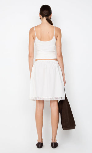 Arabelle Midi Skirt - White