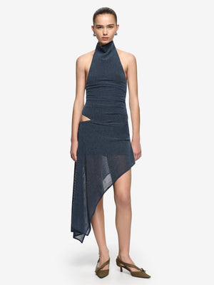 Drift Mini Dress - Denim Marle