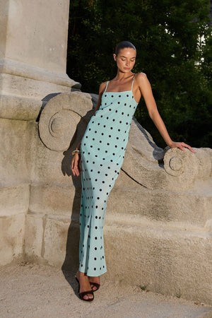 Luna Maxi Dress - Pinot Drops