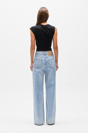Hodson Tie Waist Wide Leg Jean