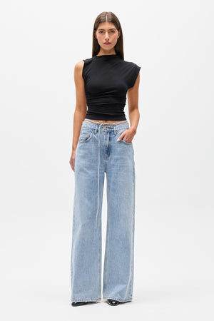 Hodson Tie Waist Wide Leg Jean