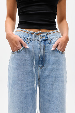 Hodson Tie Waist Wide Leg Jean