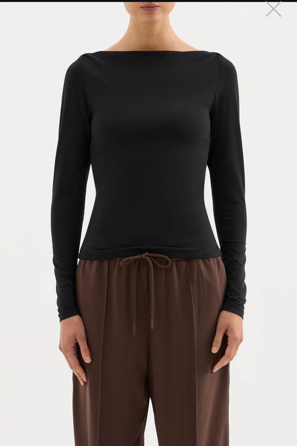 Lilah Ls Top - Black