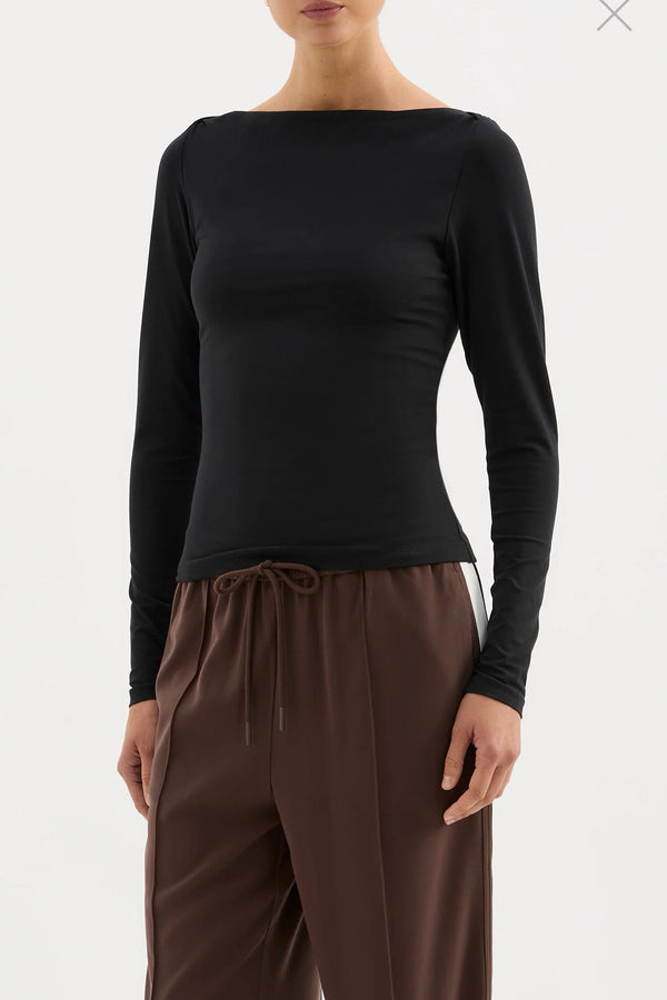 Lilah Ls Top - Black