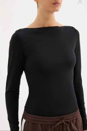 Lilah Ls Top - Black