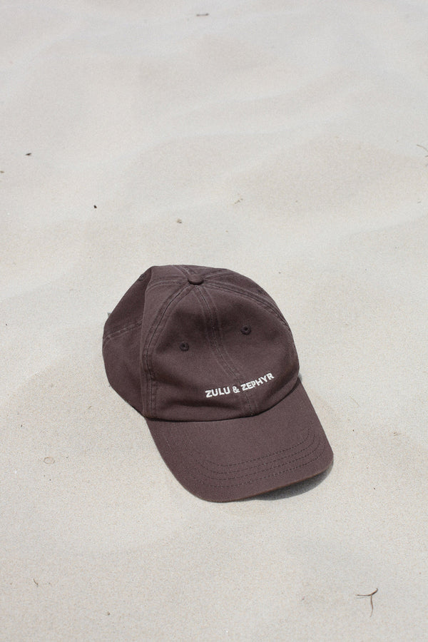 The Zulu & Zephyr Cap - Cocoa and Tallow Green