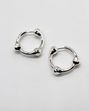 Hammered Ball Hoops - Large