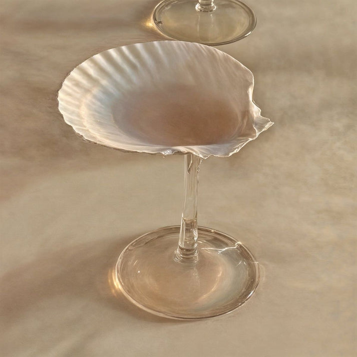 Sea Shell Cocktail Glass