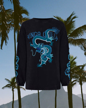 Rex Dragon Roses LS Tee