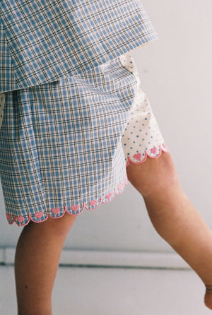 Della Short - Blue Check