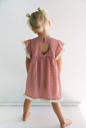 Daisy Dress - Red Check