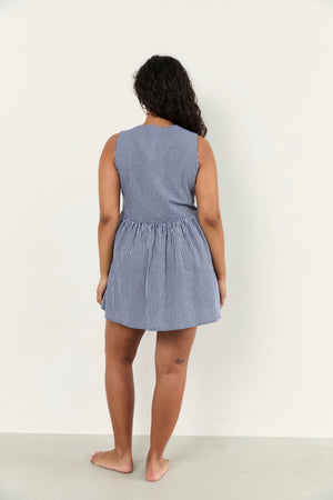 Hunter Mini Dress - Midnight Check