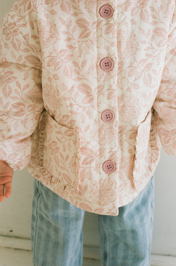 Sadie Quilted Jacket - Rosebud