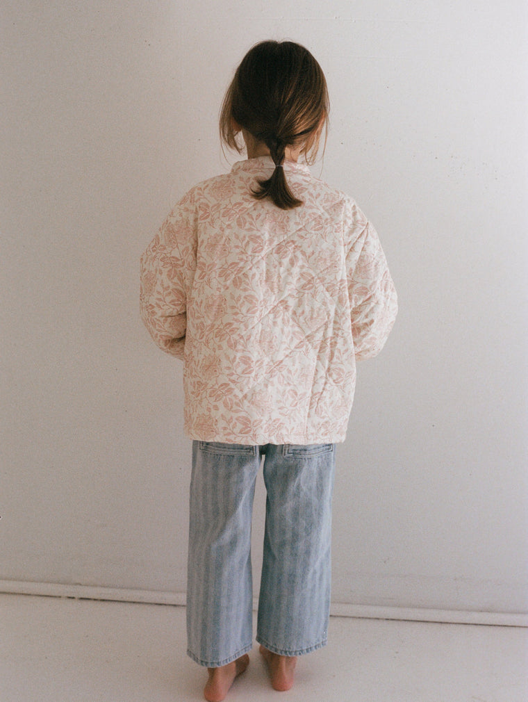 Sadie Quilted Jacket - Rosebud