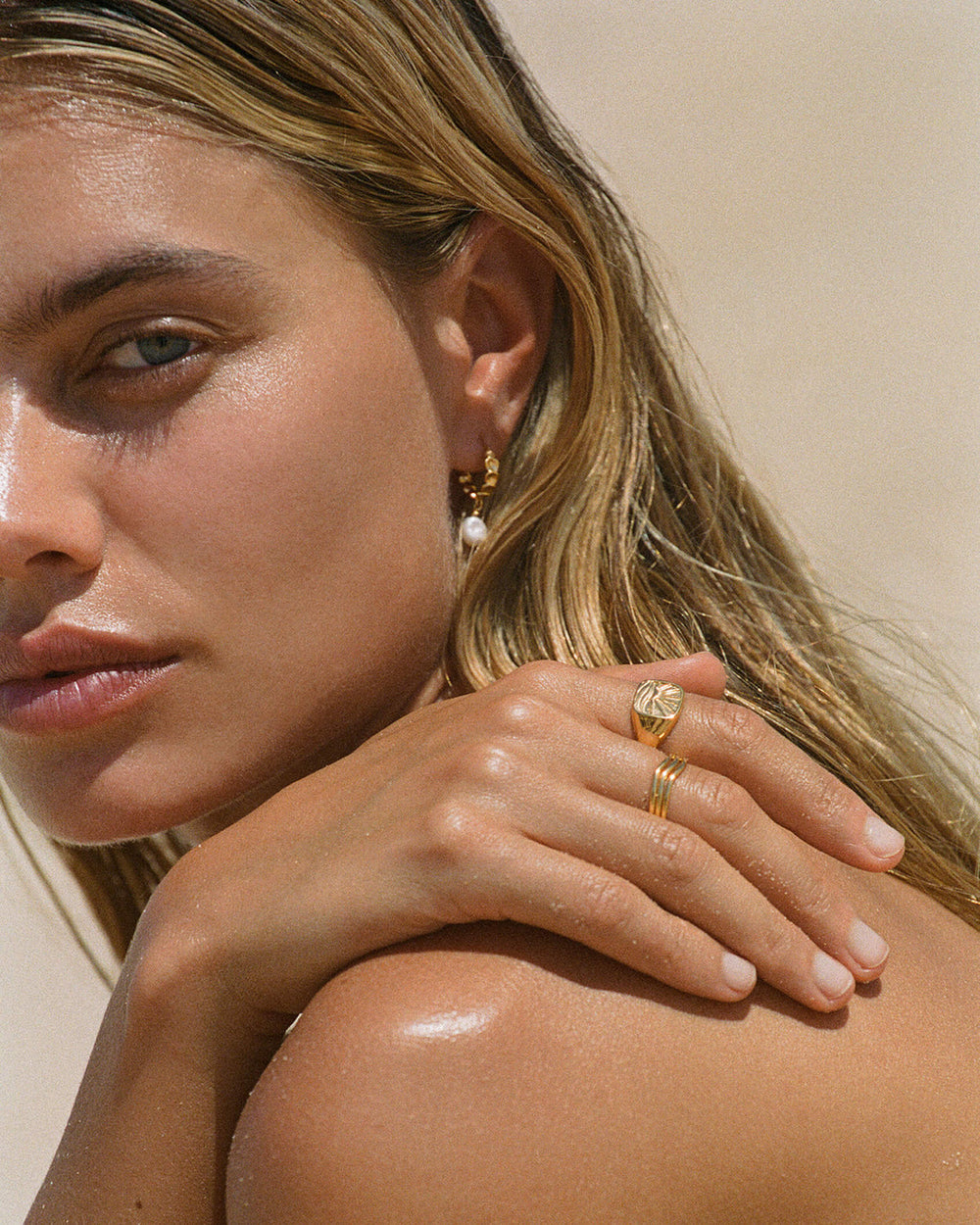 Vacation Hoops - Gold