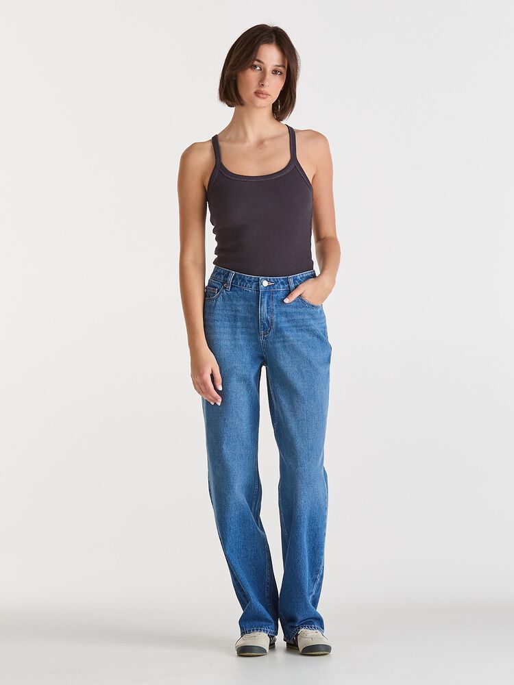 Mid Baggy Jean Arcadia Blue