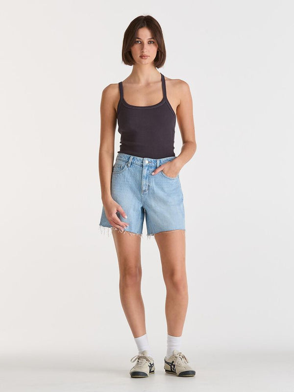 Mid Straight Short - Downtown Stone