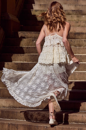 Labyrinth Lace Maxi Skirt