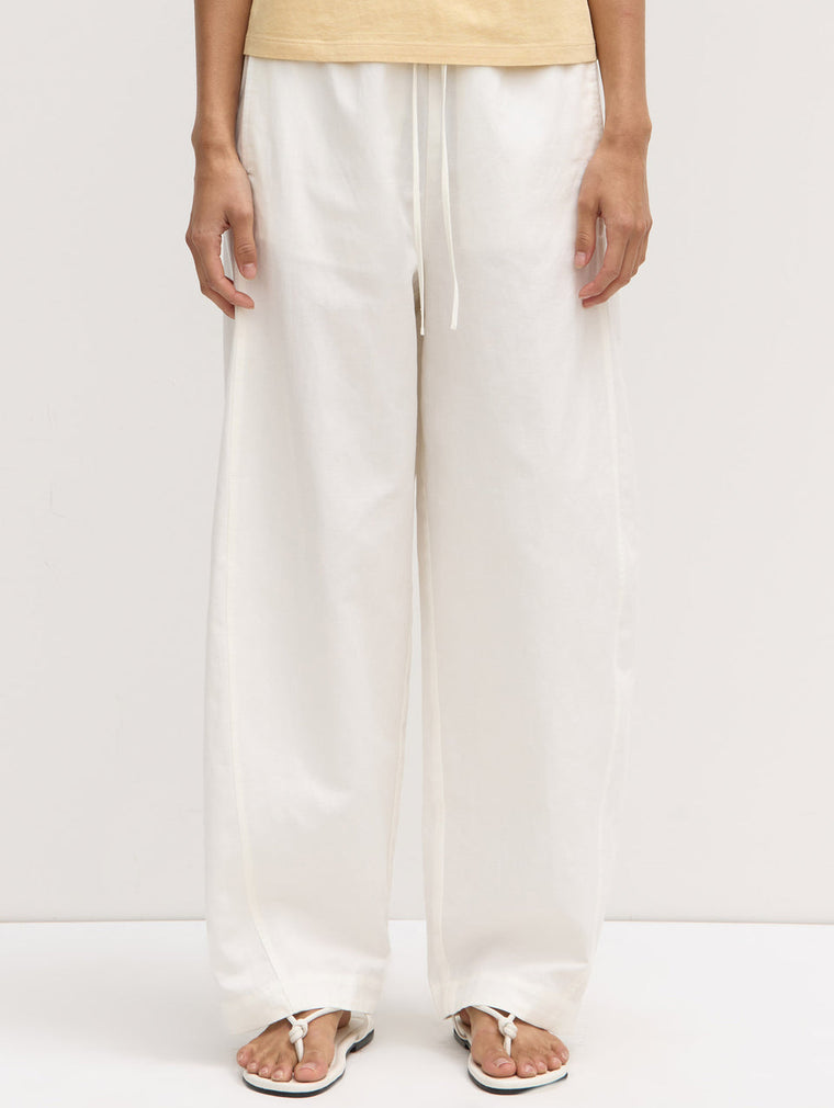 Loxley Cotton Blend Pant White