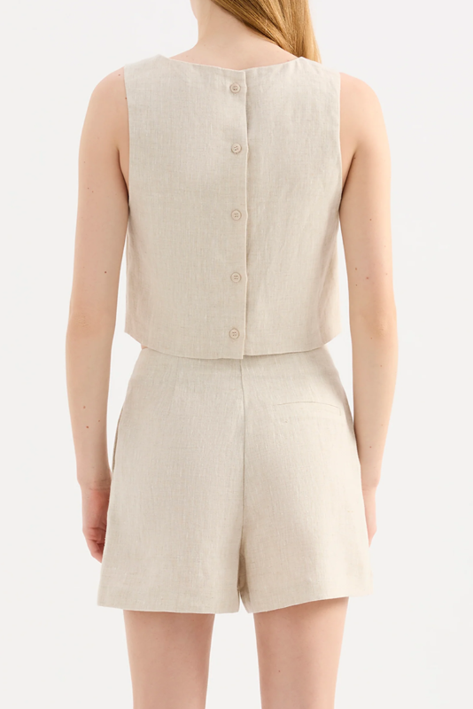 Marli Linen Top