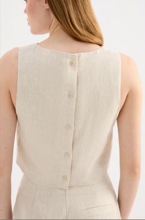 Marli Linen Top