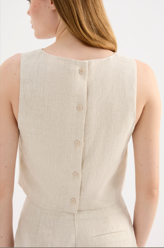 Marli Linen Top