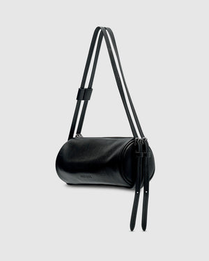 Brooke Mini Barrel Bag - Black