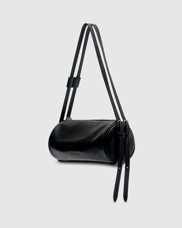 Brooke Mini Barrel Bag - Black