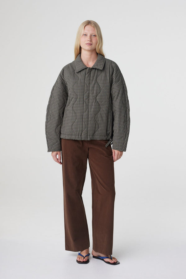 *Pre-Order* Matteo Jacket - Olive & Teal Check