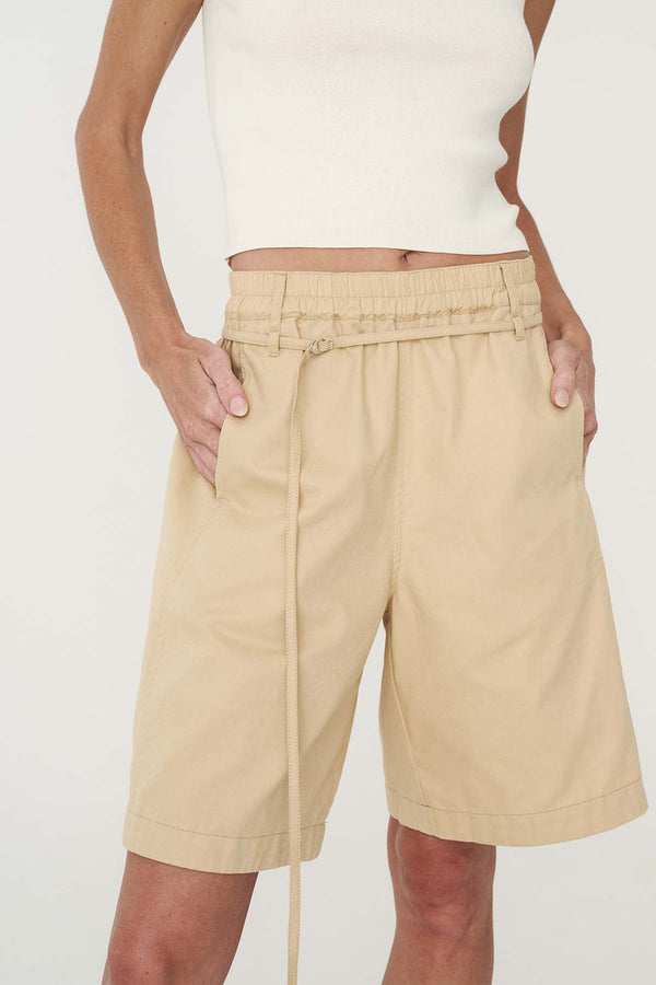 Maryanne Longline Shorts - Khaki