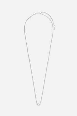 Mini Drop Necklace - Silver