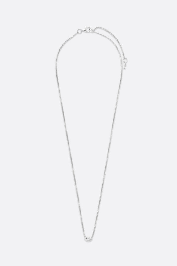 Mini Drop Necklace - Silver
