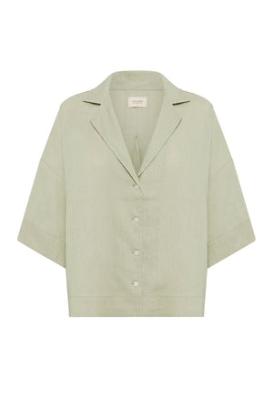 Lounge Linen Shirt - Dew