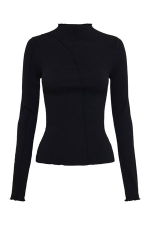 Mimi Longsleeve Top - Black