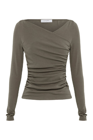 Daniya Longsleeve Top - Truffle