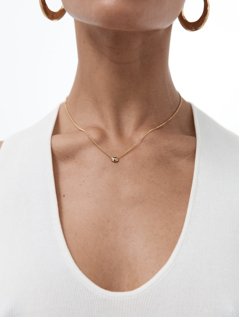 Mini Drop Necklace - Gold