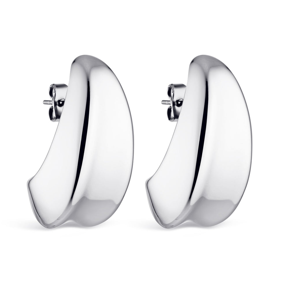 The Curled Earring Silver