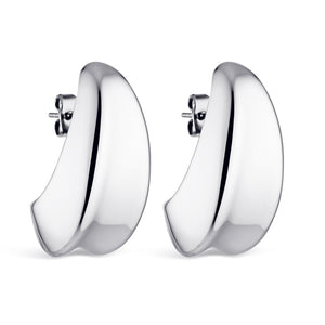 The Curled Earring Silver