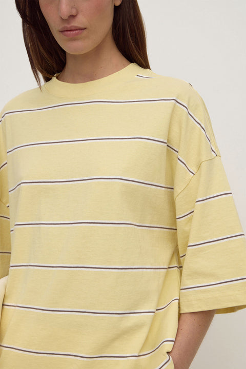 Nora Cotton Stripe Oversized Tee