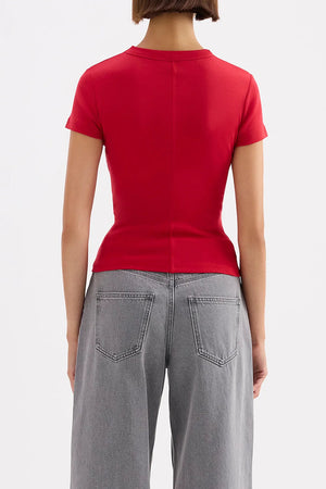 Organic Baby Tee - Cherry