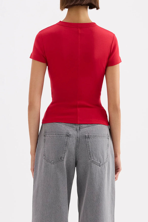 Organic Baby Tee - Cherry