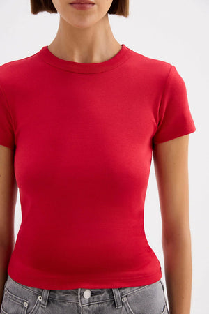 Organic Baby Tee - Cherry