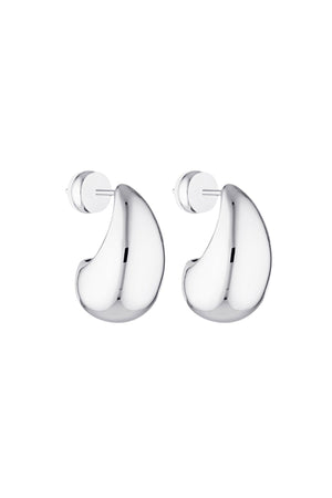 Baby Blob Earrings Silver