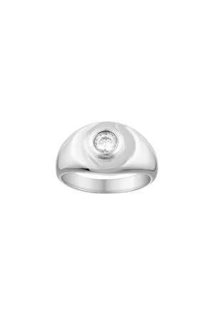 Heritage Signet Ring - White Gold