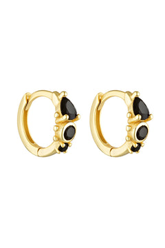 Heirloom Huggies - Gold Onyx
