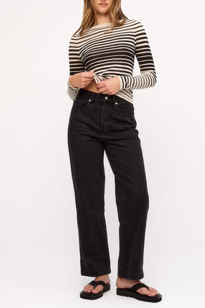 Ramie Cotton Knit Top