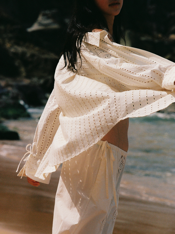 Riley Shirt - Ray Broderie