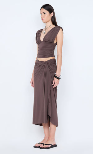 Clementine Gathered Top