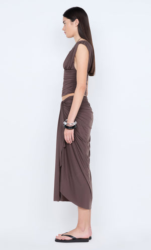 Clementine Gathered Top